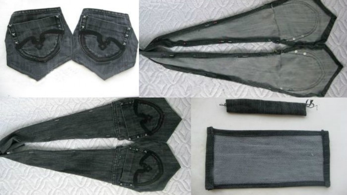 Как сшить жилетку из старых джинсов: Пошив