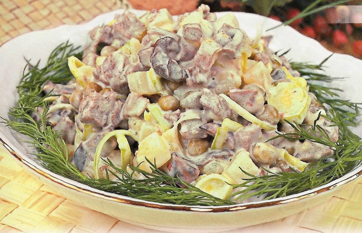 Салаты из говядины и картошки рецепты с Салаты из говядины и картошки рецепты с