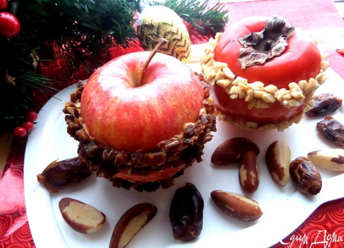 christmas sandwich with fruit