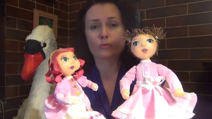 Татьяна Шмелева и ее куклы из фоамирана.