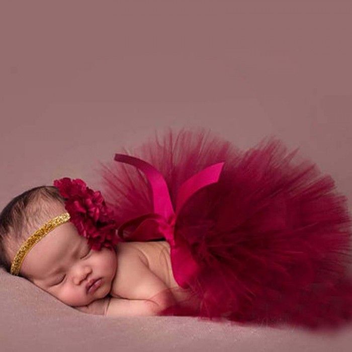 Очаровательная юбка-пачка для новорожденной принцессы