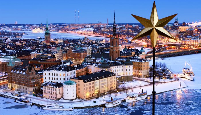 Nouvel An à Stockholm, Suède