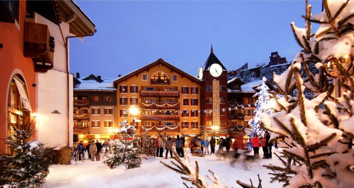 Estación de esquí en Francia para el Año Nuevo