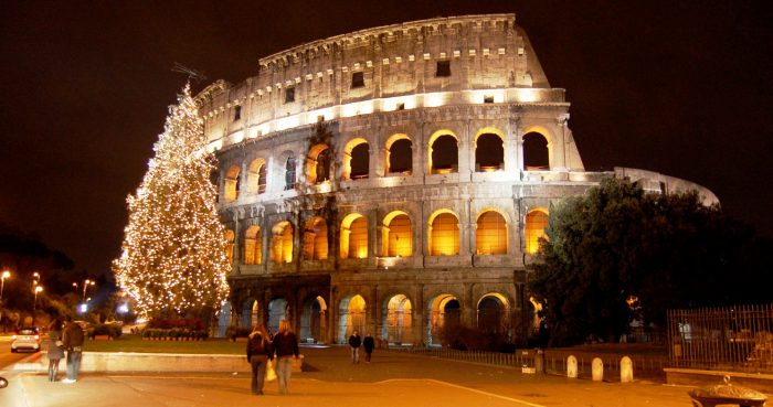 Neues Jahr in Rom, Italien