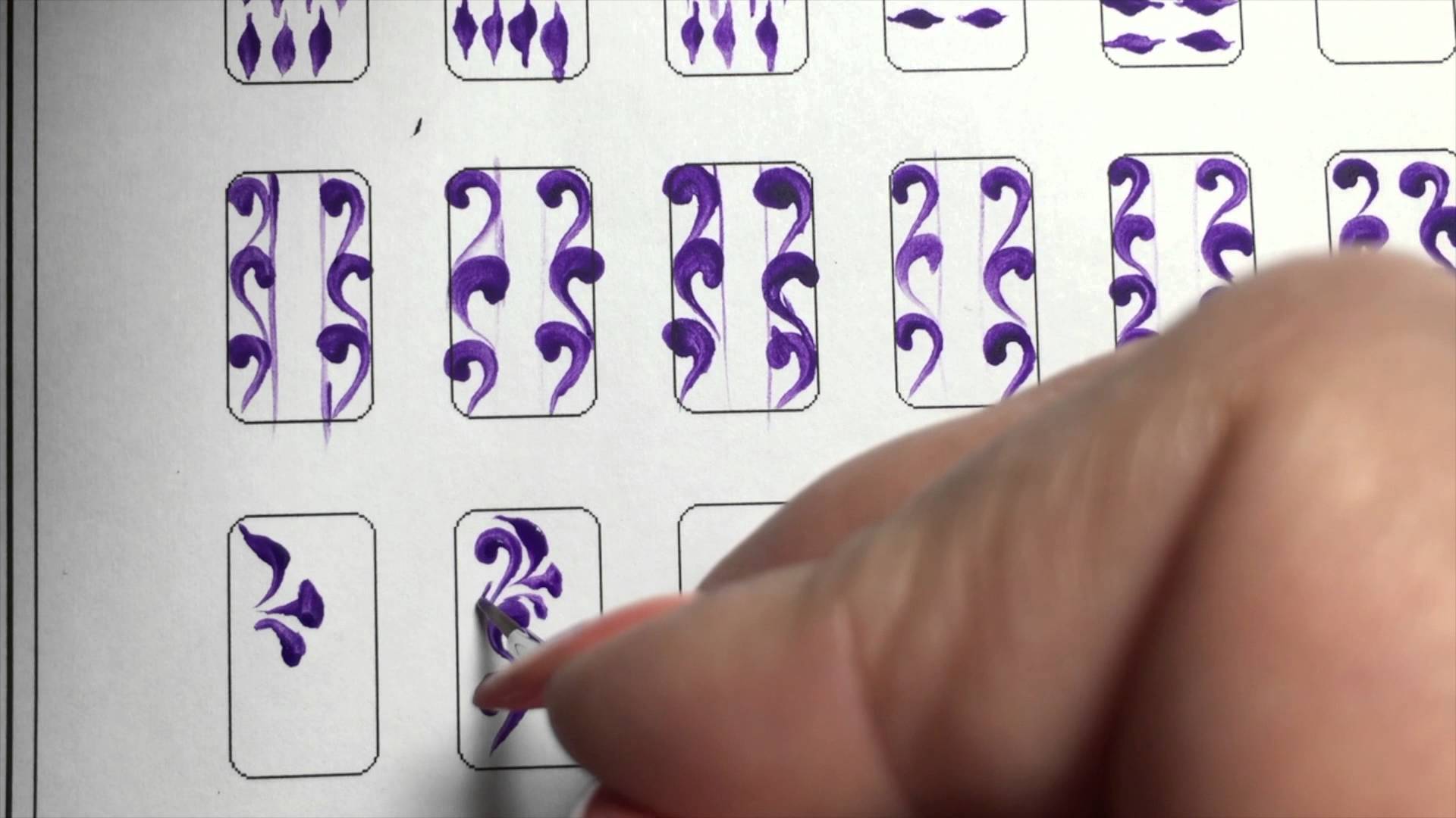 Nail Book Тренировочные карты мастера маникюра