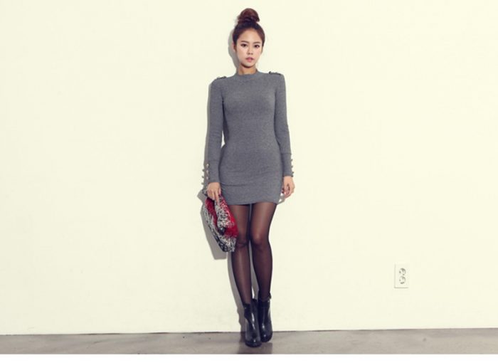 HH-1817523Dress --- Grey-2-181752301