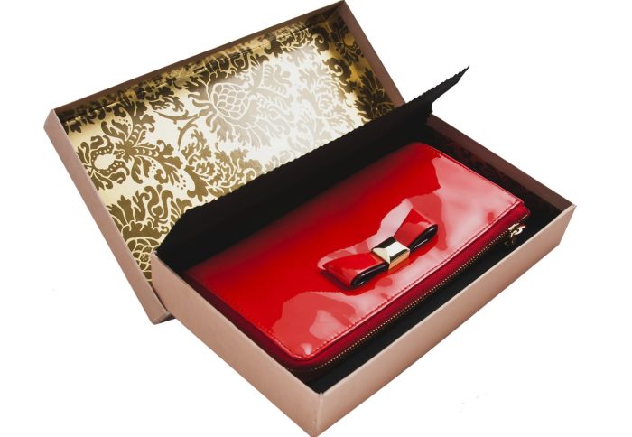 Красный брендовый кошелек для женщин Львов