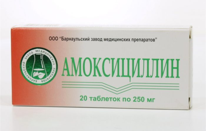 Amoxicilina.