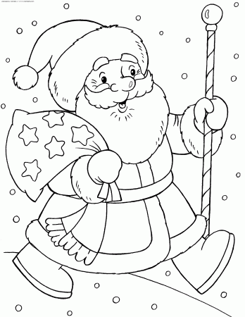 Мультипликационное изображение Деда Мороза