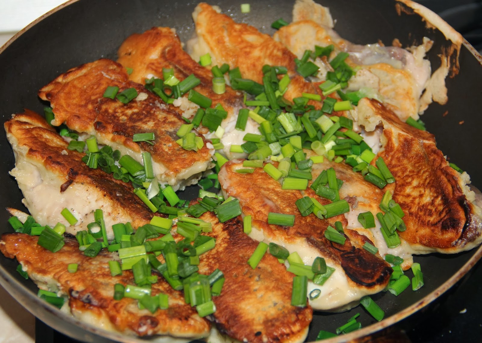 ปลาในมันฝรั่งไก่: สูตรอร่อย