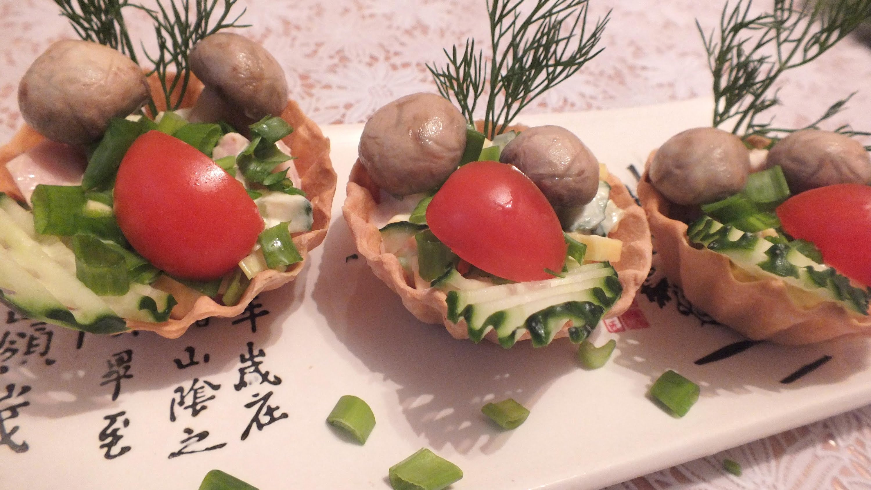 Рецепт тарталеток с жареными грибами