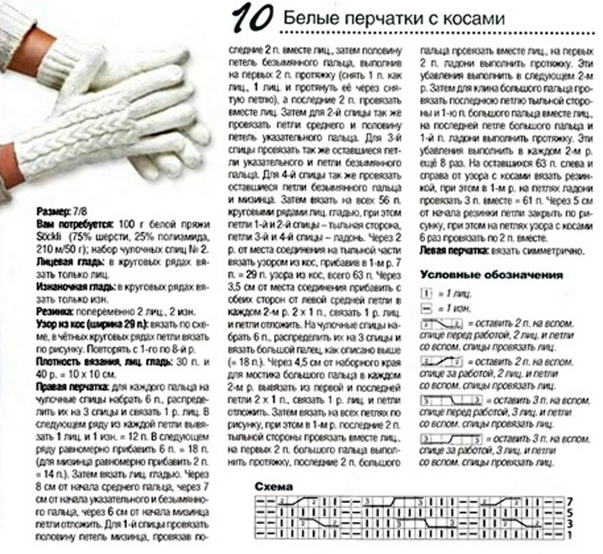 Вяжем спицами мужские перчатки Вяжем спицами мужские перчатки