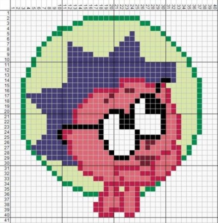 Как нарисовать Ежика по клеточкам?