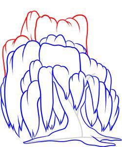 Продолжаем "достраивать" ярусы веток на вербе