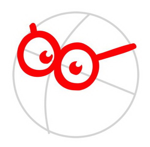 Рисуем линзы очков