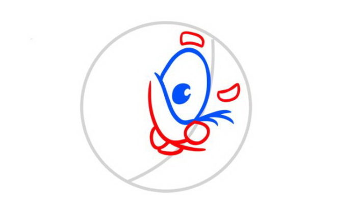 Добавляем брови, мордочку