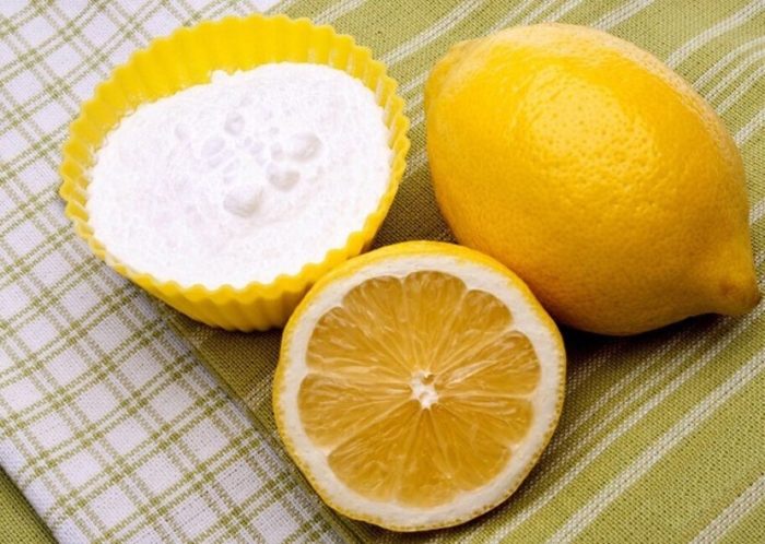 ингредиенты для домашнего скраба из соды и лимона
