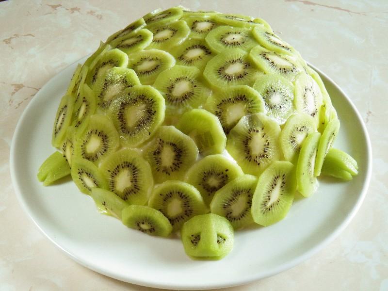 Gâteau Emerald tortue dans une poêle