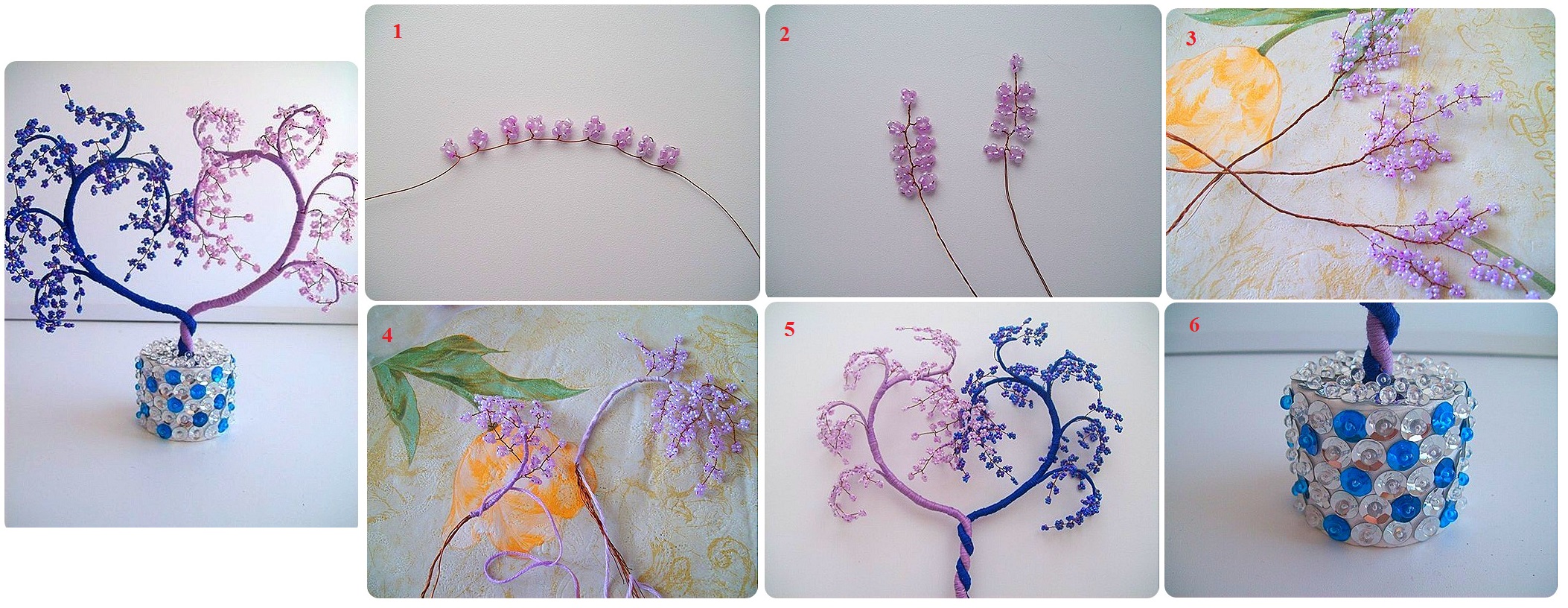 Пошаговая инструкция как сделать из бисера цветы