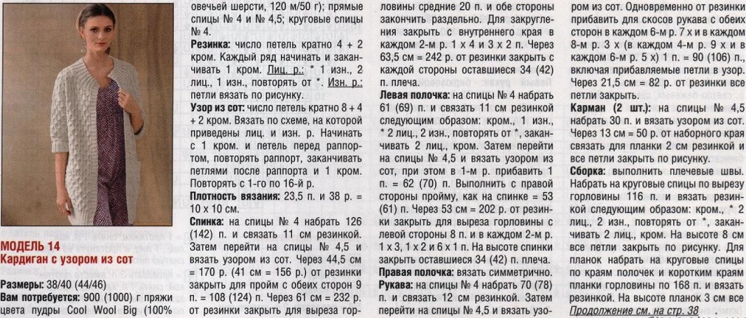 Вязание спицами красивый кардиган с описанием Вязание спицами красивый кардиган с описанием