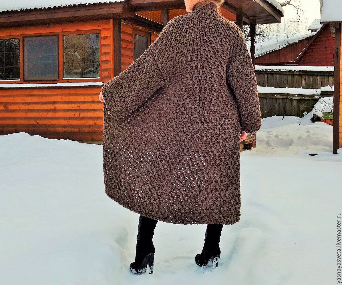 Вязаные Пальто