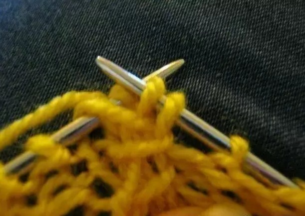 Вязание юбки в складку