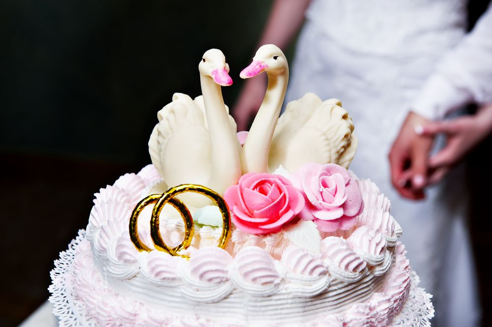 украсить торт свадебный