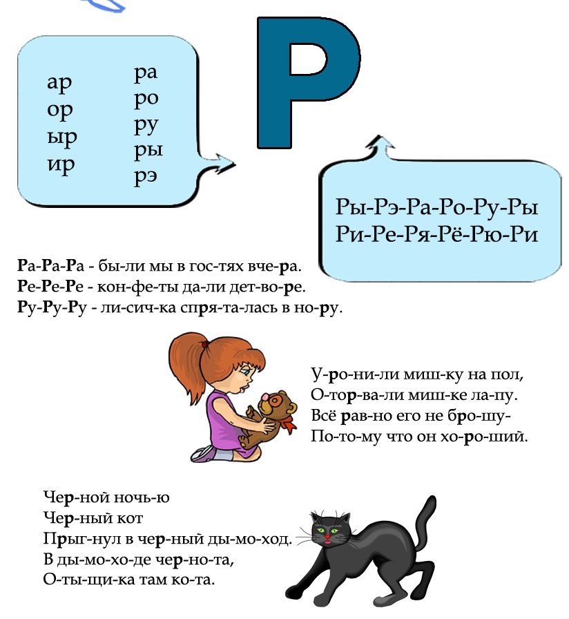 примеры стихотворений с буквой "р" для детей, пример 2