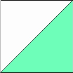 Простая схема лоскутного одеяла из треугольников