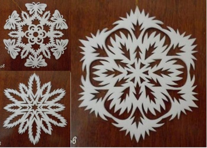 readyflakes de zăpadă din plăci de tavan, Exemplul 5