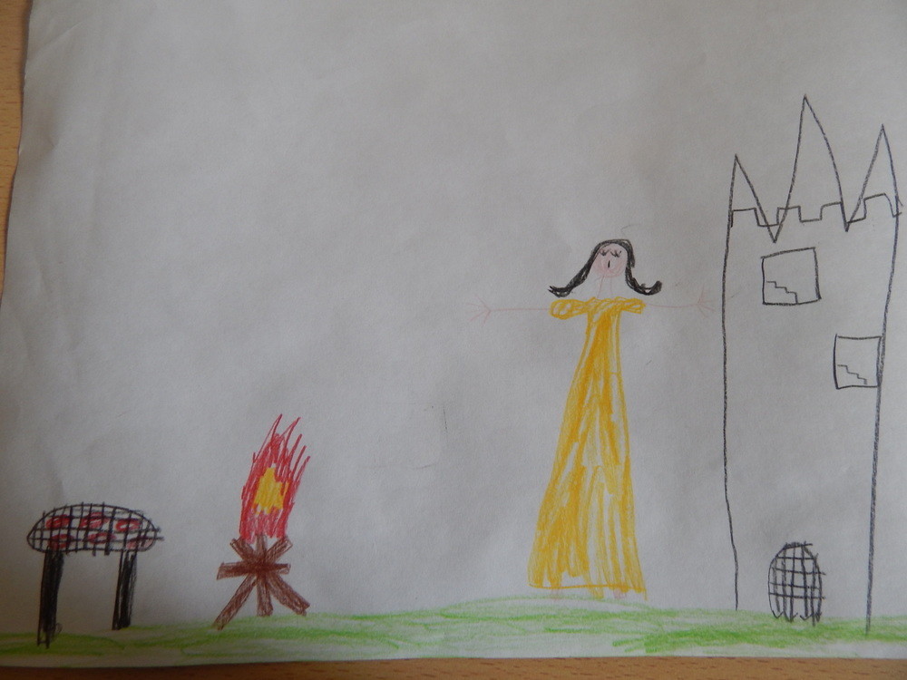 Как нарисовать рисунок на тему пожарной безопасности в детский сад?