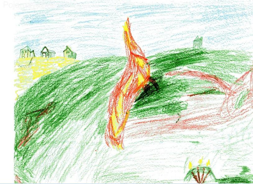 Как нарисовать рисунок на тему пожарной безопасности в детский сад?