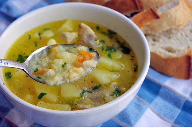 Сељачка супа са стагнама, као у вртићу: рецепт
