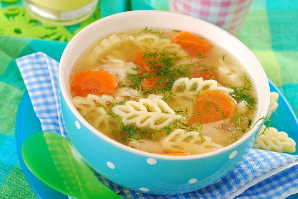 Vermicelli soup, as in kindergarten: recipe