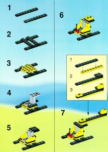 Вертолет из лего схема