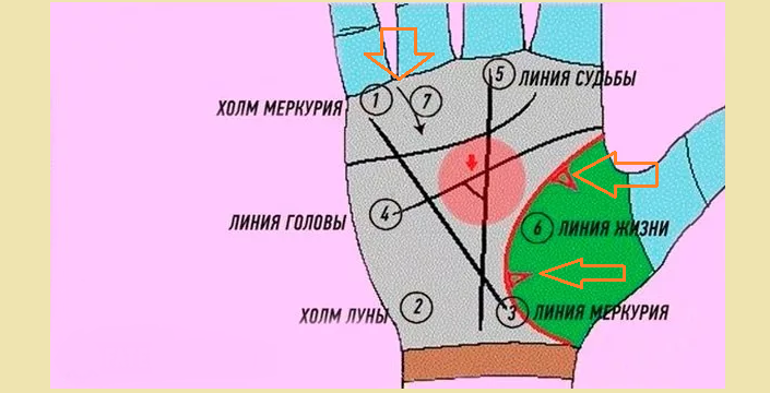 Денежные символы на ладошке