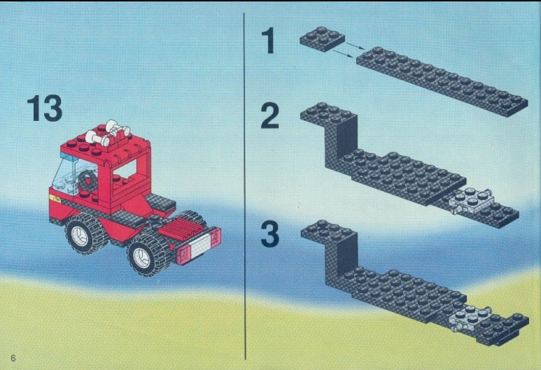 Лего грузовик схема сборки