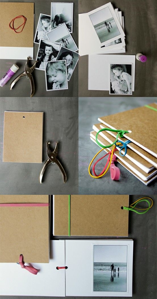 Как сделать фотоальбом своими руками из картонных листов