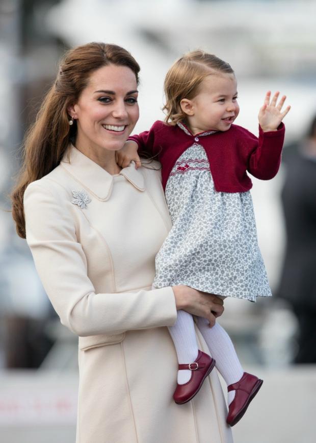 Kate Middleton med en dotter 2 år gammal