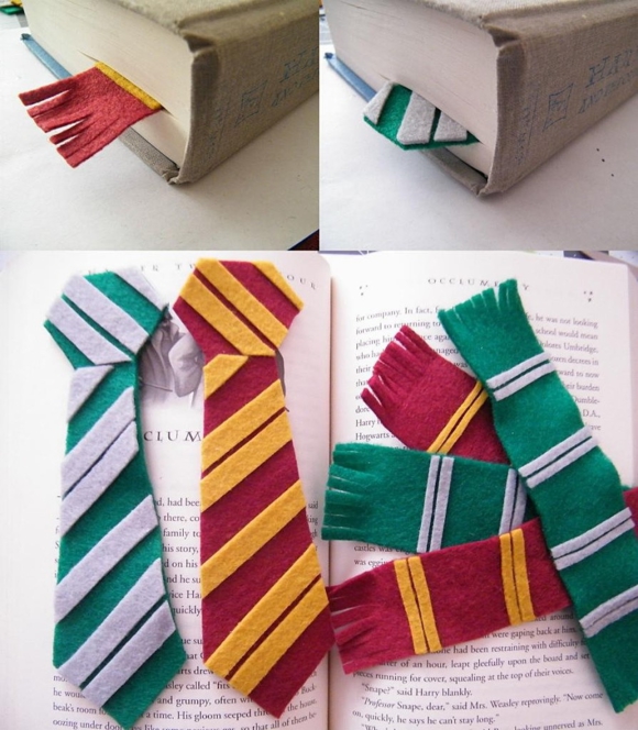Закладки-галстуки из фетра