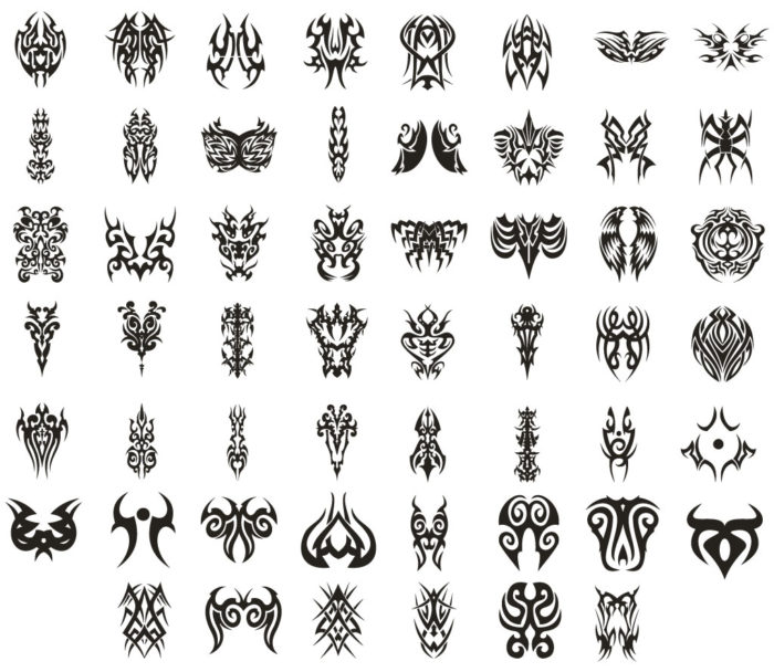 black-tattoo-vector