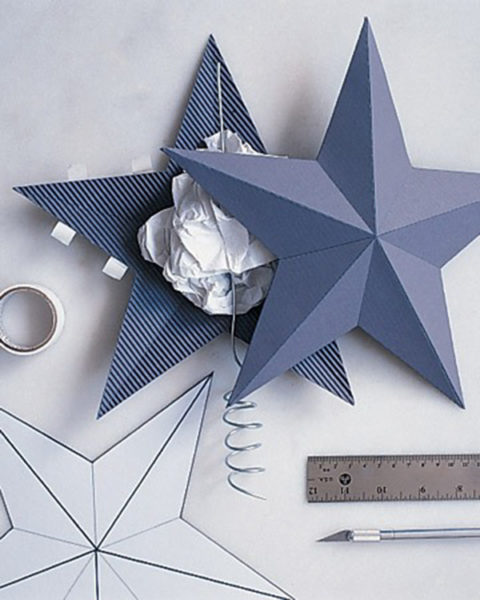 Звезда из бумаги: простой способ изготовления