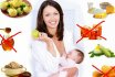What is allowed mommies during gv? What can be eaten with breastfeeding?