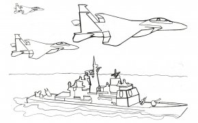 Как нарисовать военный корабль карандашом и красками поэтапно для детей? Как нарисовать с ребенком военно-морской Парад?